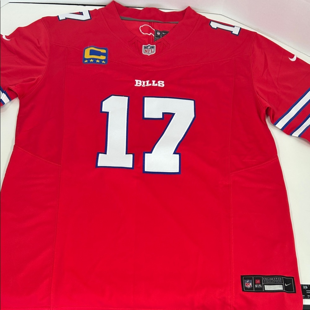 Nike Buffalo Bills #17 Red Men's NFL Jersey